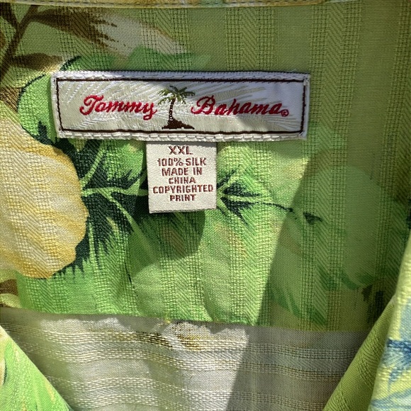 NWOT Amazing Tommy Bahama Silk Shirt Men’s Size XXL - Picture 5 of 10
